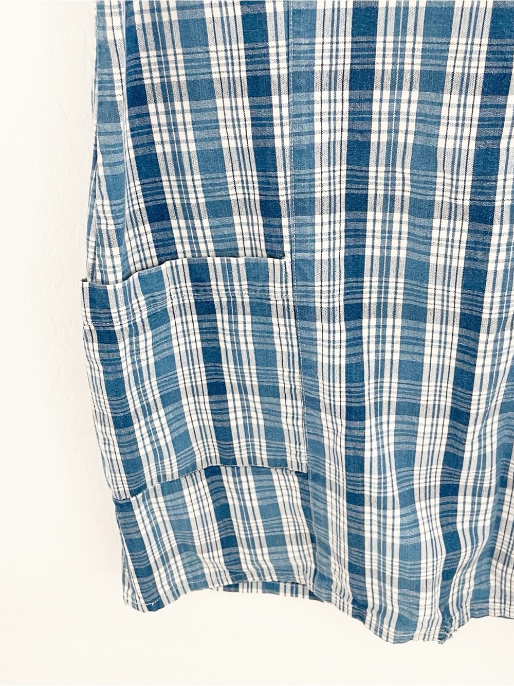 Cherokee vintage plaid jumper dress size medium - Picture 3 of 4